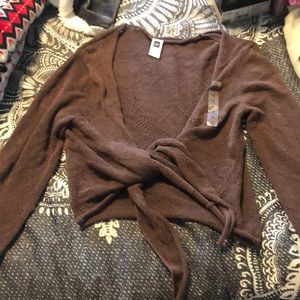 Brown sweater